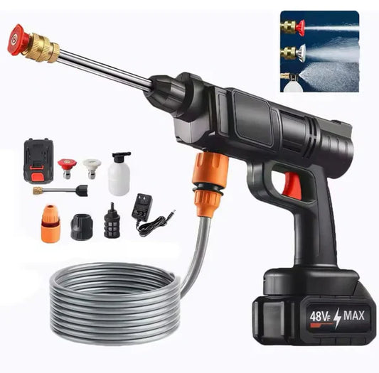 Double Battery High Pressure Car Washer Gun