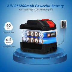 Double Battery High Pressure Car Washer Gun