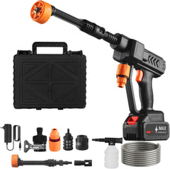 Double Battery High Pressure Car Washer Gun