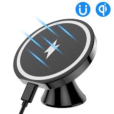 Trenzia™ |Magnetic Wireless Charging Car Phone Holder 15W – حامل هاتف سيارة بشحن لاسلكي مغناطيسي ١٥ واط