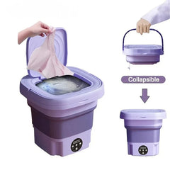 Trenzia™ |8L Foldable Mini Washing Machine & Dryer
