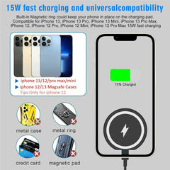 Trenzia™ |Magnetic Wireless Charging Car Phone Holder 15W – حامل هاتف سيارة بشحن لاسلكي مغناطيسي ١٥ واط